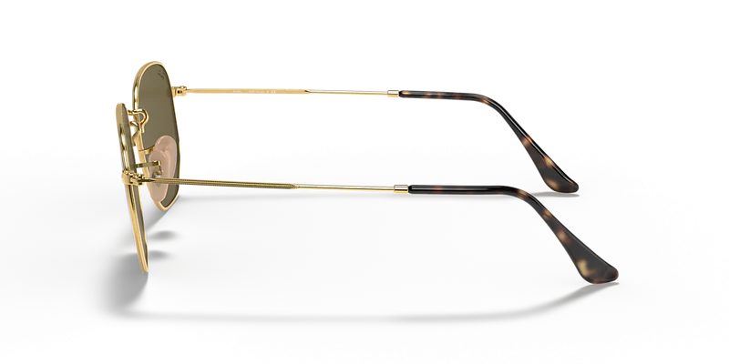 نظارات شمسية من راي بان بعدسات مسطحة سداسية الشكل RB3548-N 001/9O