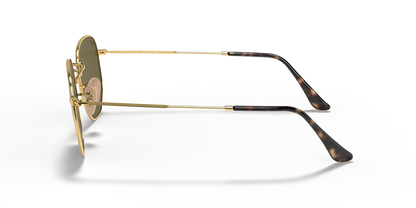 نظارات شمسية من راي بان بعدسات مسطحة سداسية الشكل RB3548-N 001/9O