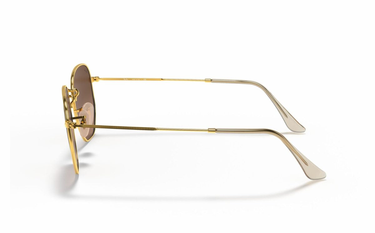 نظارات شمسية من راي بان بعدسات مسطحة سداسية الشكل RB3548-N 9124/43