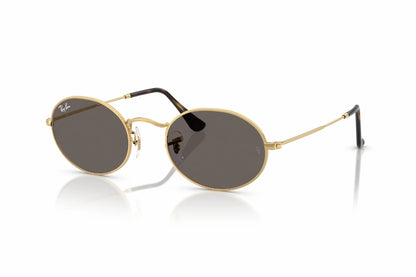 Ray-Ban Oval Flat Lenses Sunglasses RB 3547-N 001/B1